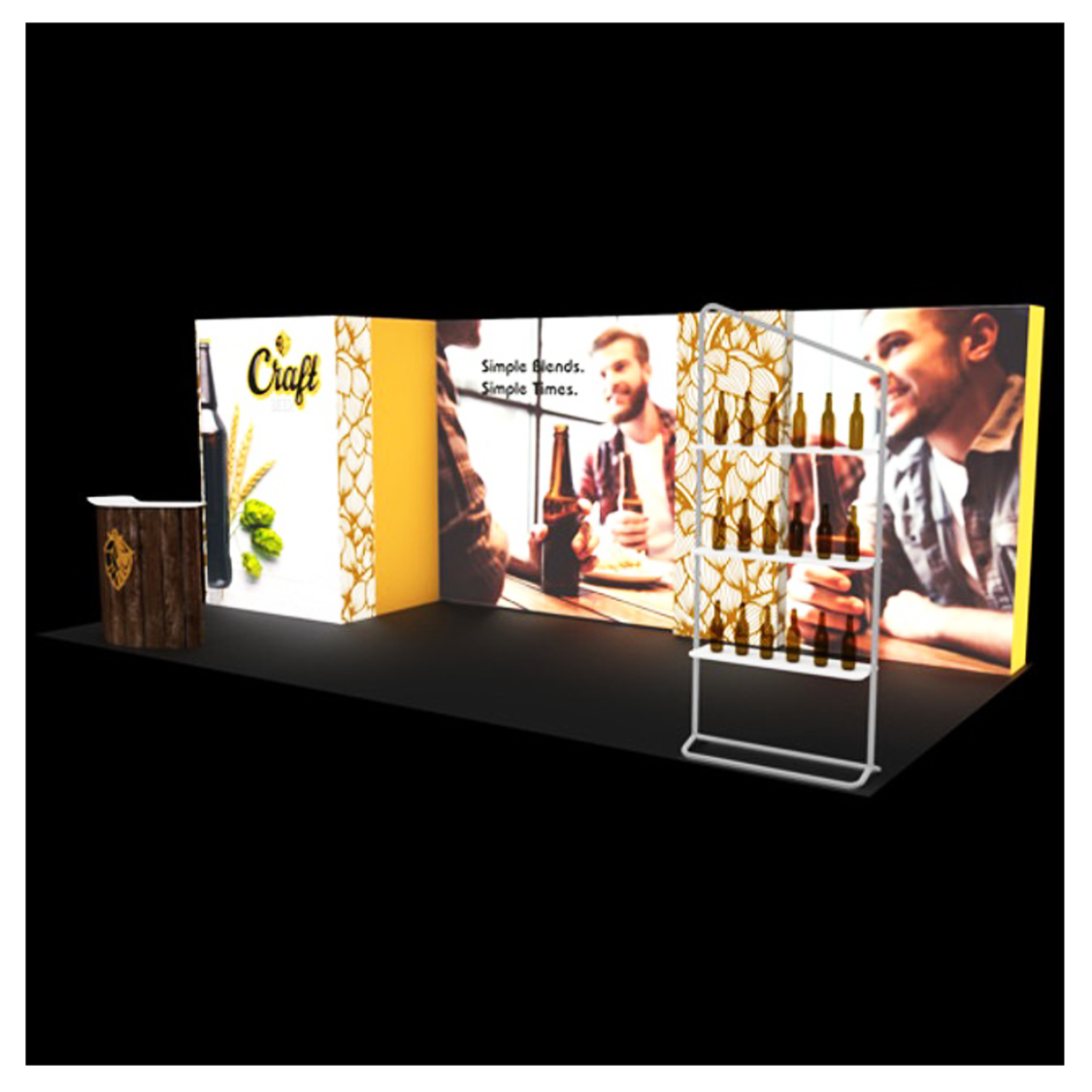 20' Backlit Graffiti Kit with Door