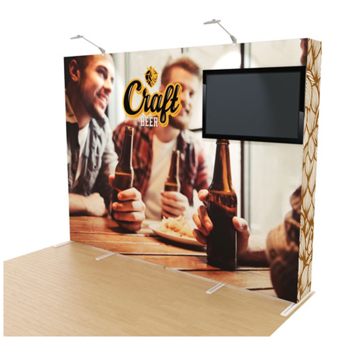 10′ Display with Accessories – Graffiti Kit A with Monitor